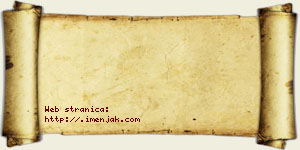 Nina Stanimirović vizit kartica